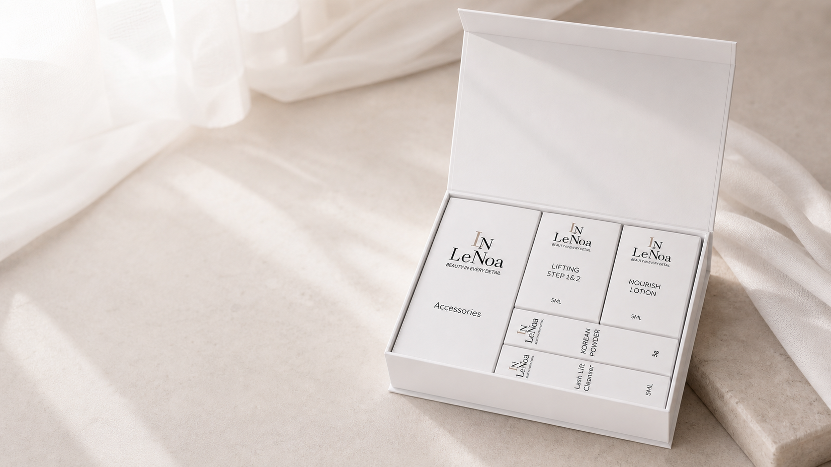 Korean Lash und Brow Lift Set von Le Noa